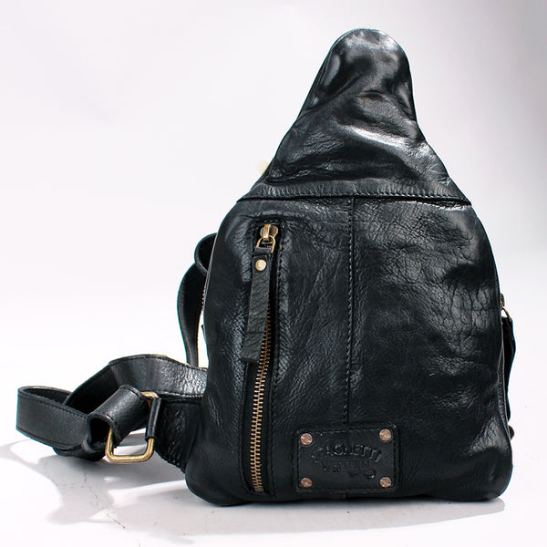 SWC149 Studded Leather Sling Bag