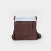 Official PRCA & NFR Licensed Collection® Western Cowhide White & Brown Fringe Leather Shoulder Bag