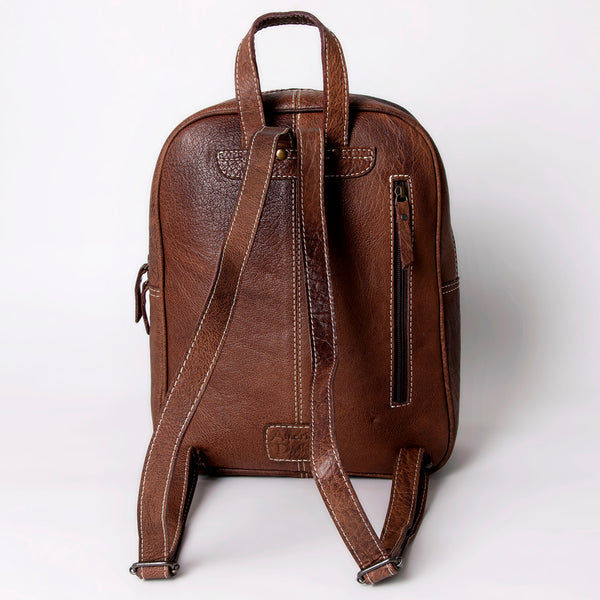ADBG1011 American Darling Handwoven Saddle Blanket Leather Backpack
