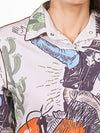ADSH083 American Darling 100% Satin Cotton Printed Western Button Down Shirt