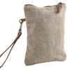 LC-KB273 Wristlet Upcycled Canvas Ladies Bag