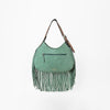 ADBGA1476ENFR American Darling Embroidered Suede Western Hobo Shoulder Bag