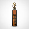 Official PRCA & NFR Licensed Collection® Hand-Tooled Leather Key Fob Strap Charm