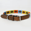 BEG102-Western Leather Dog Collar