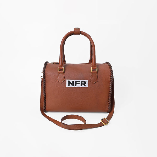 ADBGA1429PRCA American Darling Hand-Braided Leather NFR Speedy Satchel