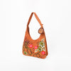 ADBGA1248A American Darling Genuine Suede Embroidered Western Hobo Orange Shoulder Bag