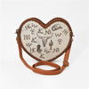 ADBGM1052 American Darling Hair on Hide & Leather Heart Canteen Bag