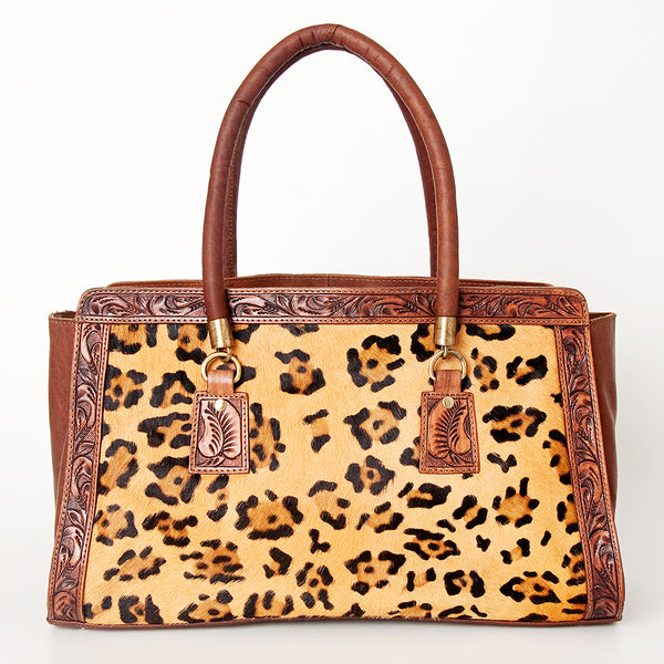 LADBGI174 Tote Hair On Genuine Western Leather Women Bag