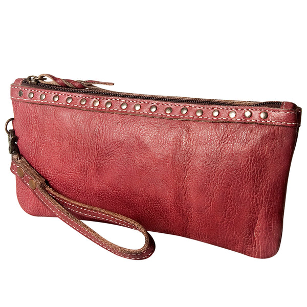 LC-NMBG101 Wristlet Genuine Leather women bag western Bag
