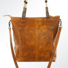 ADBG541 American Darling Hand Tooled Leather & Hair-On Cowhide Western Tote Bag
