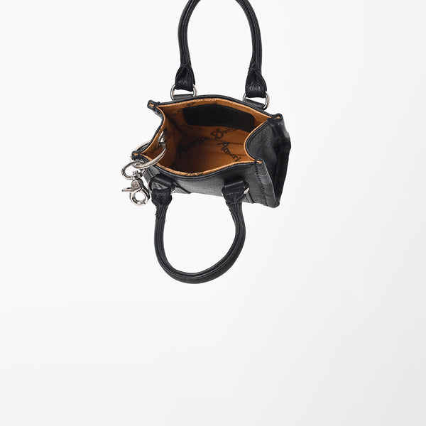 ADCHM109 American Darling Genuine Leather Mini Tote Bag Charm