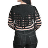 ADDR024 American Darling Western Suede Fringe Shoulder Wrap Capelet