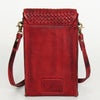 LC-NMBGM134 Cell phone Holder Genuine Western Leather Women Bag