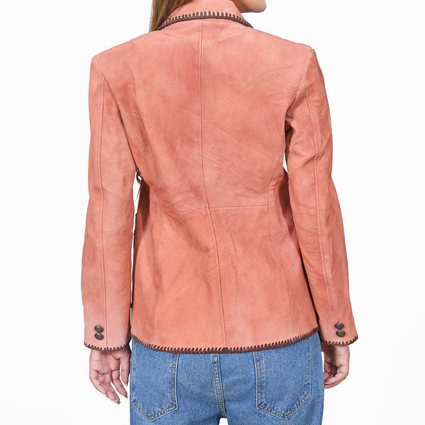 ADBZ058 American Darling Genuine Leather Rodeo Blazer for Cowgirl Style