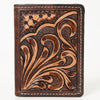 BEBGM167-Western Leather Trifold Wallet
