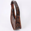 ADBG1100 American Darling Western Leather Hobo Bag with Hand-Tooled Floral Carving