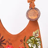ADBGA1248A American Darling Genuine Suede Embroidered Western Hobo Orange Shoulder Bag
