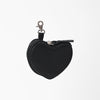 ADCHM120 American Darling Genuine Leather Heart Zipper Bag Charm