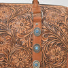 ADBGZ1006 American Darling Hand Tooled Leather Speedy Bag Western Handbag Purse