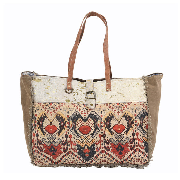 LC-KB229 Weekender Upcycled Canvas Ladies Bag