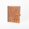ADBG1040 American Darling Hand-Tooled Floral Genuine Leather Western Portfolio Bag