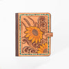 ADBG1040 American Darling Hand-Tooled Floral Genuine Leather Western Portfolio Bag