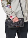 ADBG1228 American Darling Western Hand-Tooled Leather Clutch Bag with Floral Carving
