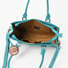 ADBG1553 American Darling Western Genuine Suede Leather Tote Bag with Buck Stitching Handcrafted Everyday Tote