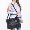 ADBG1553 American Darling Western Genuine Suede Leather Tote Bag with Buck Stitching | Handcrafted Everyday Tote