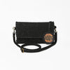 ADBG1645 American Darling Western Leather Small Cross Body Bag with Braided Detailing Damascus