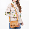 ADBG1692 American Darling Small Leather Crossbody | Western Boot Stitched