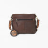 ADBG1802 American Darling Harness With Hair on Hide Leather Fringe Crossbody Bag