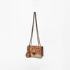 ADBG1808 American Darling Hand Tooled Floral & Genuine Suede Leather Western Cross Body Bag