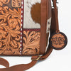 ADBG1878 Speedy Hand Tooled Hair onGenuine Leather Women Bag