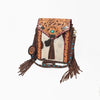 ADBG1910 Crossbody Hand Tooled Hair on Genuine Leather Women Bag