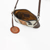 ADBG596 American Darling Hand Tooled Floral Carved & Hair-On Cowhide Western Cross body Bag