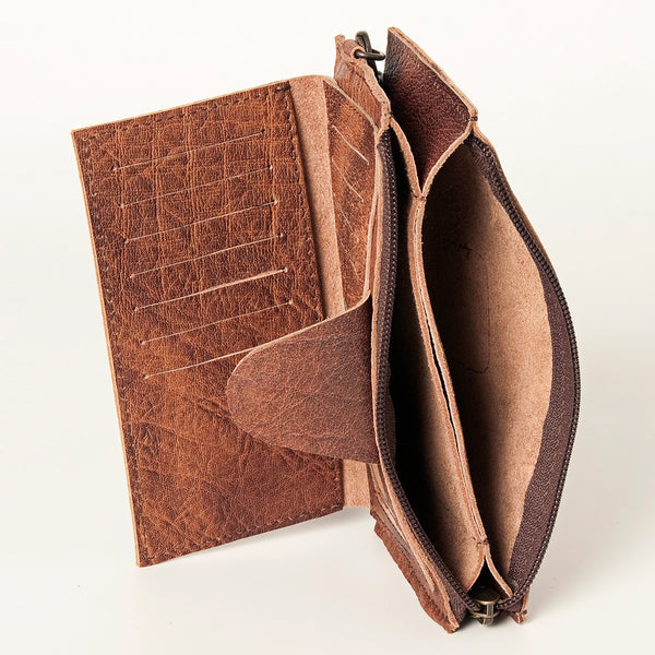 ADBG811 American Darling Handcrafted Leather Wristlet bag - Premium Full Grain Western Purse