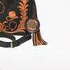 ADBGA1121 American Darling Floral Hand Tooled Leather Fringe Crossbody Purse
