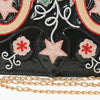ADBGA1247 American Darling Western Horseshoe Embroidered Genuine Leather Crossbody