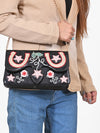 ADBGA1247 American Darling Western Horseshoe Embroidered Genuine Leather Crossbody