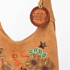 ADBGA1248E American Darling Genuine Suede Embroidered Western Hobo Tan Shoulder Bag
