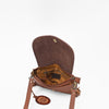 ADBGA1260 American Darling Hand Tooled Leather Studded Fringe Western Crossbody Bag