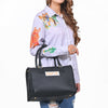 Official PRCA & NFR Licensed Collection®️ Black Genuine Leather Speedy Bag