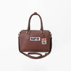 Official PRCA & NFR Licensed Collection®️ Brown Genuine Western Leather Speedy Bag