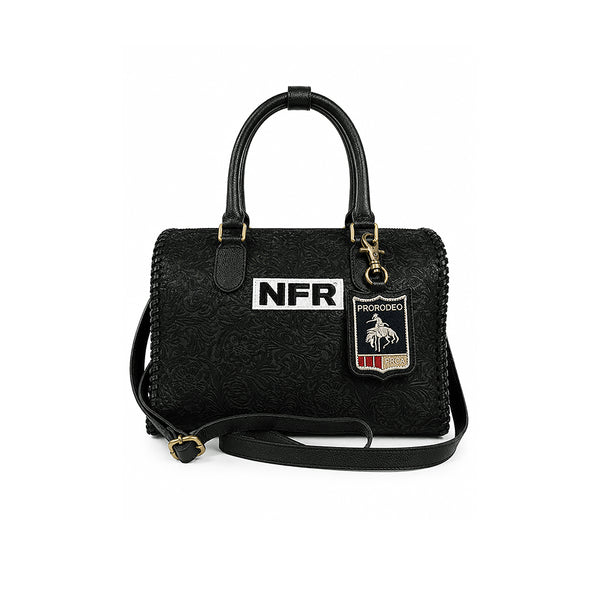 Official PRCA & NFR Licensed Collection®️Genuine Embossed Leather Speedy Bag