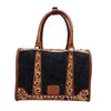 Official PRCA & NFR Licensed Collection®️ Hand-Tooled Embossed Western Leather Speedy Bag