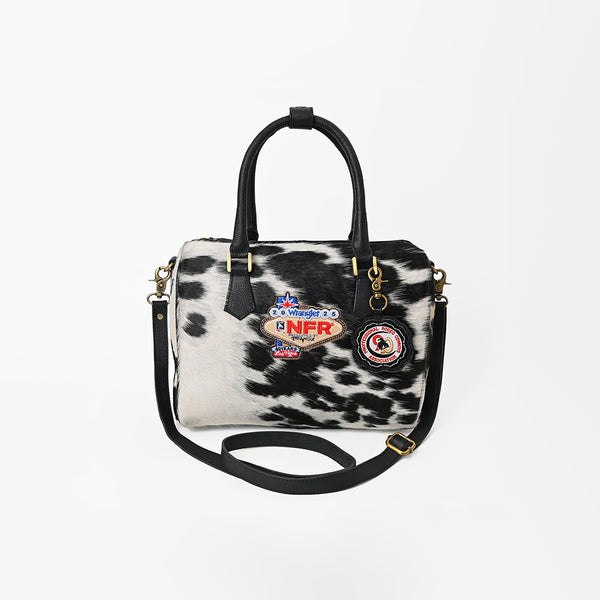 Official PRCA & NFR Licensed Collection®️ Hair-On Cowhide Leather Western Speedy Bag