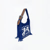 Official PRCA & NFR Licensed Collection® Floral Hand-Tooled Leather Strap Equestrian Graphic Fringe Shoulder Bag