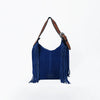 Official PRCA & NFR Licensed Collection® Floral Hand-Tooled Leather Strap Equestrian Graphic Fringe Shoulder Bag