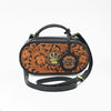 ADBGA863 American Darling Quilted Rivetted Concho Western Leather Cross body Bag